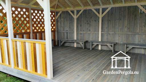 4x8m Stor Förskolepaviljong