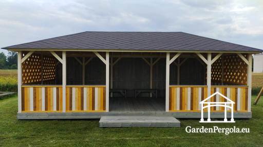 4x8m Stor Förskolepaviljong