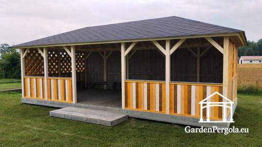 4x8m Stor Förskolepaviljong