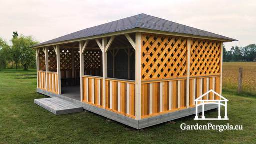 4x8m Stor Förskolepaviljong