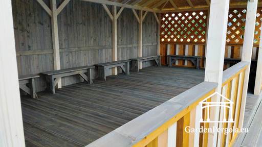 4x8m Stor Förskolepaviljong