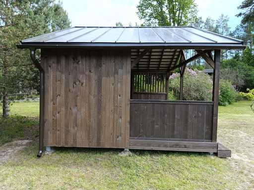 4x5m Trädgårdspaviljong — Praktisk, Hållbar och Perfekt för Utomhusskydd