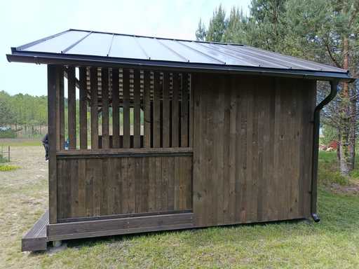 4x5m Trädgårdspaviljong — Praktisk, Hållbar och Perfekt för Utomhusskydd