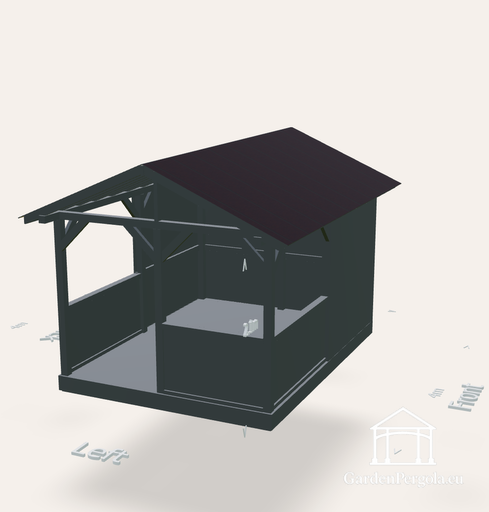 Gazebo 3x4 dual slope