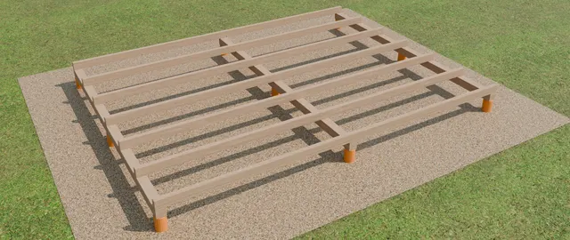 Step 2. Floor frame
